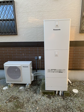 栃木県栃木市でエコキュート・給湯器の交換事例です。